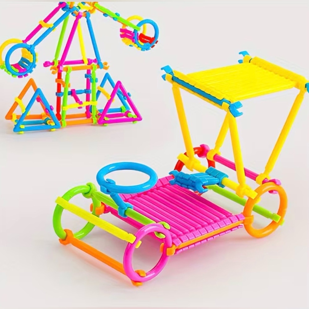 NEW Plastic Stimulating STEM Interlocking Puzzle - 205 Pieces - Picture 4 of 4